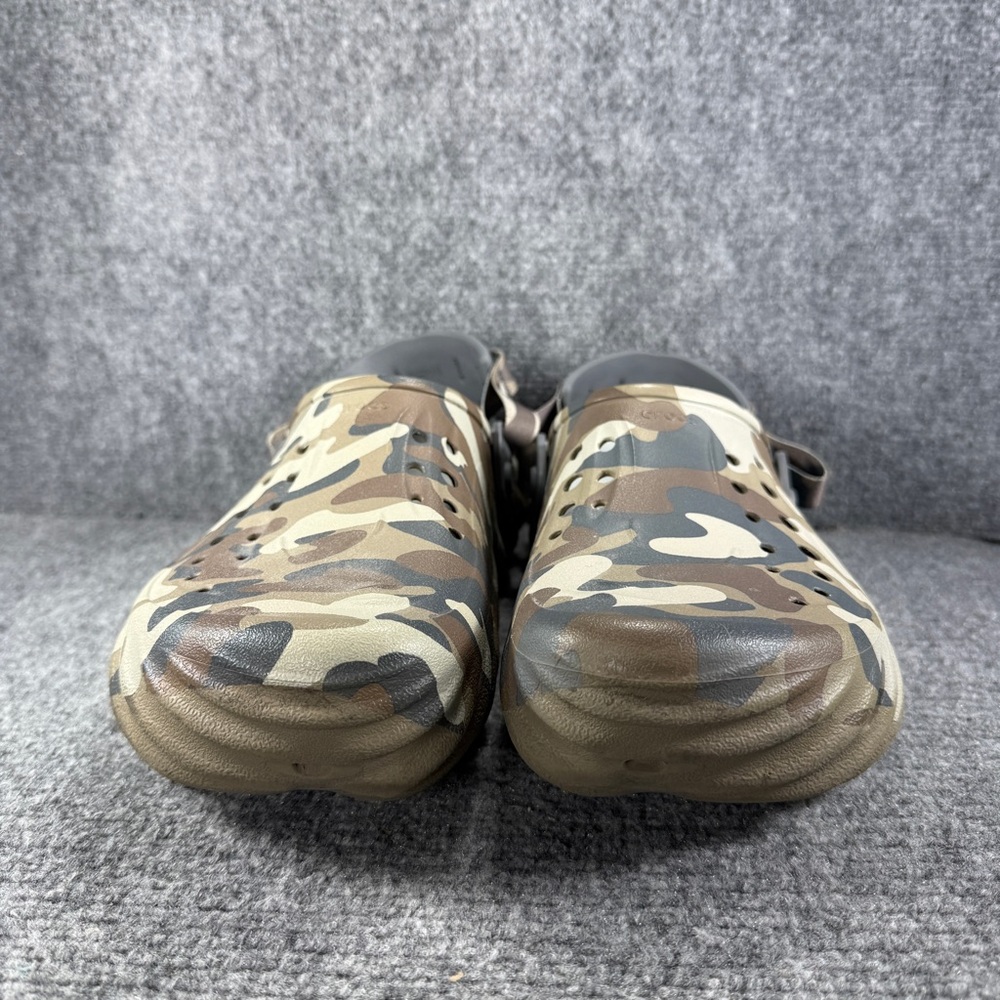 Crocs Echo Redux Clogs Mens 13 Gray Brown Camo - Picture 3 of 10